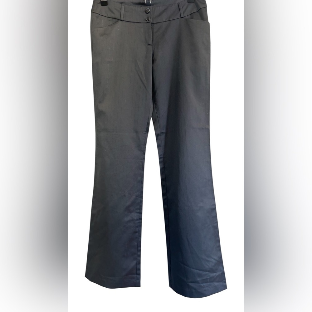 Grey  Pinstripe Dress Pants